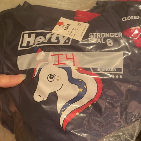 Cat & Jack‎ Unicorn Ruffle Rashguard Swim Set NWT - Picture 7 of 7